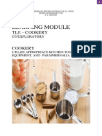 Learning Module: Tle - Cookery