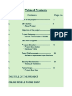 Mobile Showroom Management System Project Report