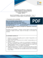 Guia de Actividades y Rúbrica de Evaluación - Unidad 3-Tarea 3-Introducción A La Lógica Digital y Circuitos Combinacionales