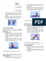 15 Ejercicios de Flexibilidad: 1. Estiramiento de Piernas y Brazos