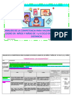 Analisis de La Competencia para Valorar El Logro de Los Niños y Niñas de III Ciclo 3