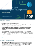 Chapter 1: Ipv4/Ipv6 Addressing and Routing Review: Instructor Materials