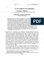 Correlates of Academic Procrastination: Norman A. Milgram