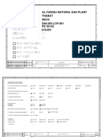 Al Fadhili Natural Gas Plant Thabat 90518: Cover Sheet 01 NTS