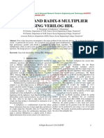 Radix-4 and Radix-8 Multiplier Using Verilog HDL: (Ijartet) Vol. 1, Issue 1, September 2014