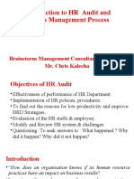 Introduction To HR Audit and Metrics Management Process