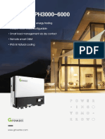 Growatt SPH 3000 6000 Data Sheet