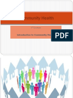 Introduction To Community Health