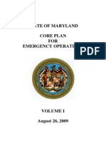 The State of Maryland Emergency Operations Plan 26aug09