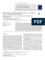 The Effectiveness of Detached Mindfulness Techniques - Oriented Poetry Therapy On Cognitive Attentional Syndrome