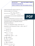 Théorème Chapitre Identité de Bezout