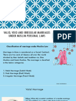 Valid Void Irregular Marriage PDF