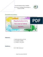 Régularisation de La Taxe Sur La Valeur Ajoutée