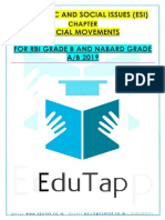 Economic and Social Issues (Esi) Social Movements For Rbi Grade B and Nabard Grade A/B 201