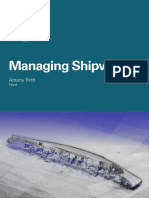 Managing Shipwrecks: Antony Firth