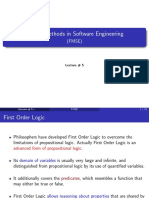 Formal Methods in Software Engineering: (FMSE)