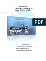 Report On Marketing Strategy of Bajaj Pulsar 150cc