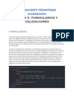 Javascript 3 Formularios Validaciones