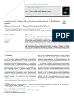 Jamil2020 A Comprehensive Framework For Thermoeconomic Analysis of Desalination Systems