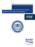 Atf 2016 Safety and Security Information For Federal Explosives Licensees and Permittees P 5400 15