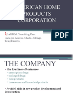 AMERICAN HOME PRODUCTS CORPORATION Group1.4