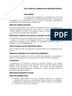 Entrevista Psiquiátrica Historia y Exploración Del Estado Mental.