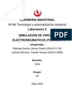 Laboratorio 2 - Simulación de Circuitos Electroneumaticos-Lachos y Miranda