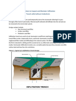 Instructions To Inspect and Maintain Infiltration Trench With/without Underdrain