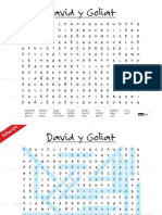 Sopa de Letras - David y Goliat