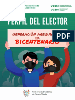 Perfil Del Elector. Generación Arequipeña Del Bicentenario