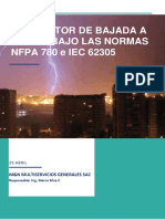 Conductor de Bajada A Tierra Norma NFPA 780 e IEC 62305