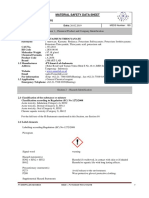 Revision: 00 Date:: Material Safety Data Sheet