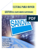 Gestion Equipos Mineros Sandvik