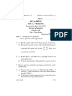 MCA-505 (E) : M.C.A. V Semester Network Security