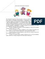 Antecedentes de La Educación Inicial o Preescolar en Venezuela