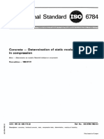 ISO 6784 82 Concrete-Determination of Static Modulus of Elasticity in Compression