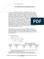 Chapter 25: International Diversification: Problem Sets