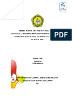 KRITISI JURNAL Cold Terapi Bu Susilowati