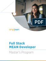 Full Stack MEAN Developer: Master's Program