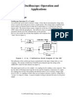 The Oscilloscope: Operation and Applications