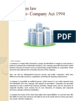 Business Law Campany Act