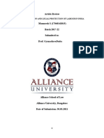 Article Review: Globalization and Legal Protection of Labour in India