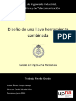 Diseño de Una Llave Herramienta Combinada: E.T.S. de Ingeniería Industrial, Informática y de Telecomunicación