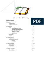 Biblical Exegesis Essential Steps and Tools