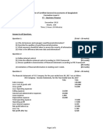 The Institute of Certified General Accountants of Bangladesh Formation Level 2 F7 - Business Finance