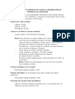 Caso Practico Empresa Xyz - Gerencia de Mercados