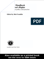 The New Handbook of Children - S Rights - Comparative Policy and Practice (2001)