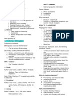 Notes in Ge 5 - Purposive Communication Project Proposal - Use IMRAD Note - Taking