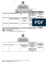 Department of Education: Performance Monitoring and Coaching Form