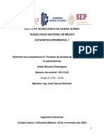 Pruebas de Bondad de Ajuste y Pruebas No Paramétricas